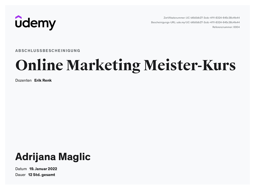 Online Marketing Meister